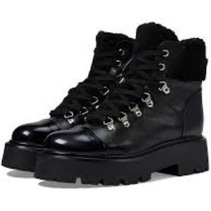 Steve‎ Madden Black Reyen Combat Booties – Sz 8.5